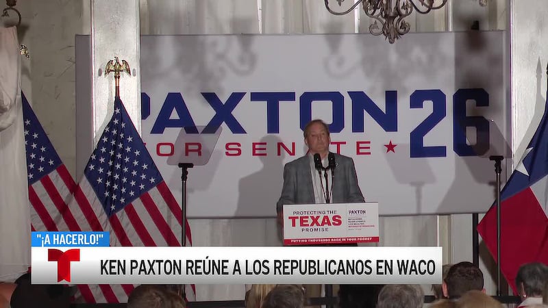 En Waco, Ken Paxton les urge a los partidarios republicanos a votar en las elecciones de mitad...