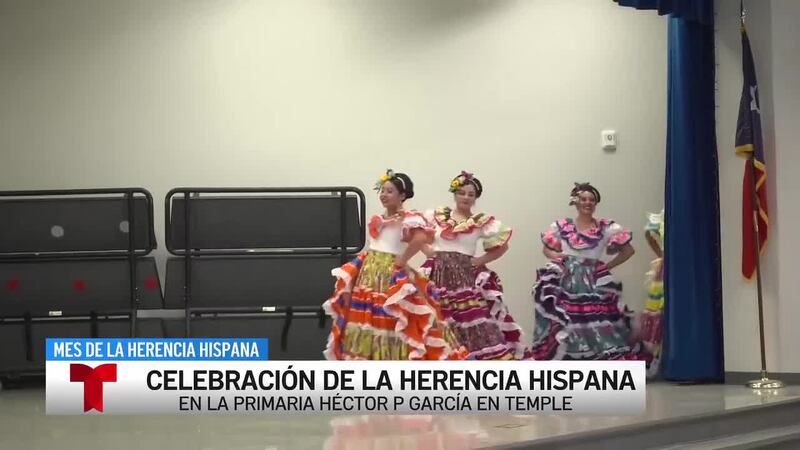 Celebración de la herencia hispana llega a los pasillos de la primaria Héctor P García en Temple