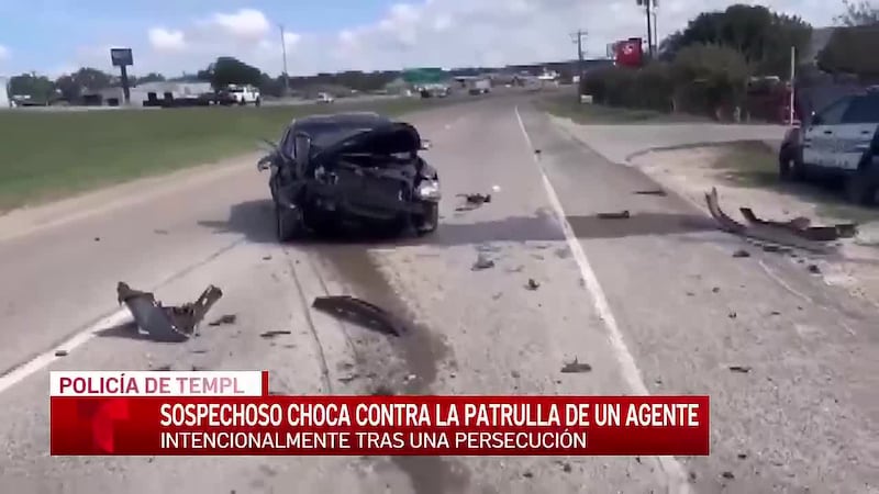 Sospechoso en una persecución policial en Killeen choca intencionalmente contra una patrulla...