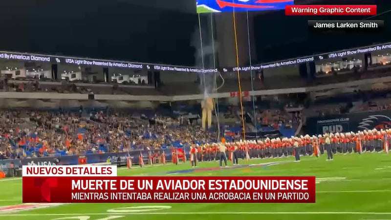 Muere aviador estadounidense mientras intentaba realizar una acrobacia en San Antonio