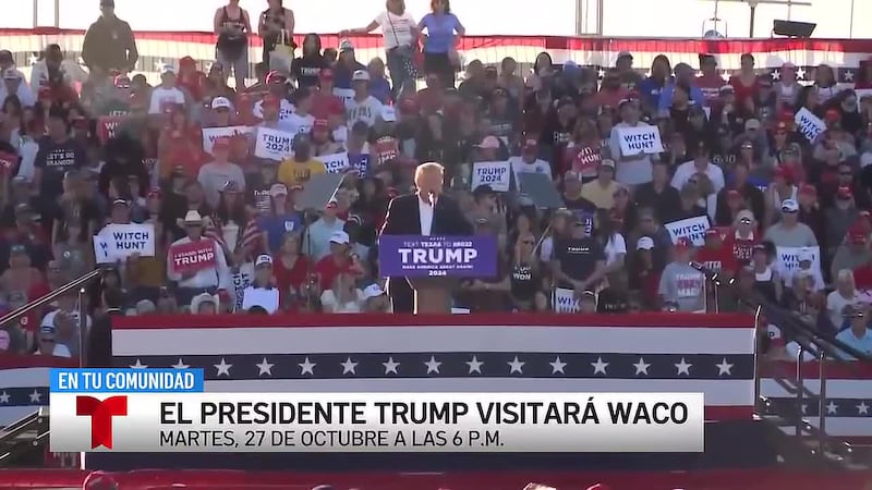 El presidente Trump visitará Waco el próximo martes