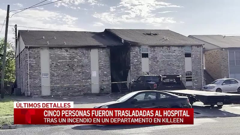 Incendio en un apartamento desplaza a residentes y hiere a siete personas en Killeen