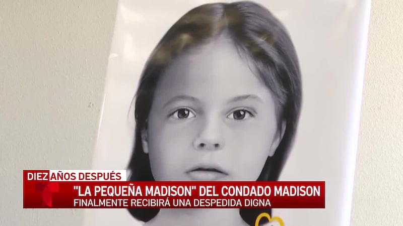 ‘La pequeña Madison’ será sepultada 10 años después