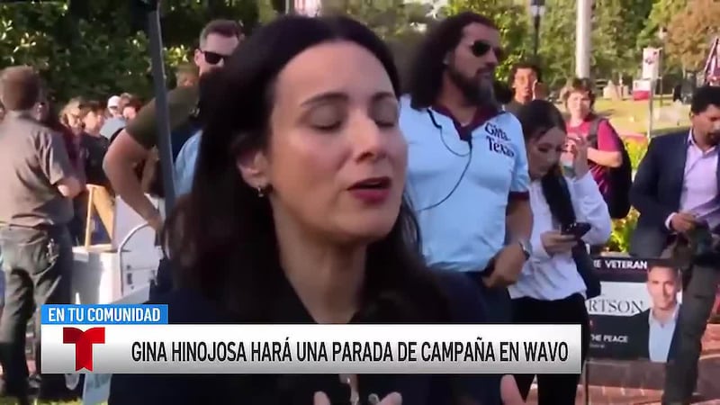 Gina Hinojosa llega a Waco el 27 de octubre