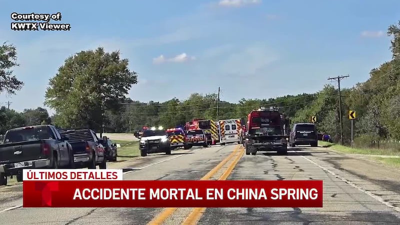 Una persona muere después de un choque frontal en China Spring