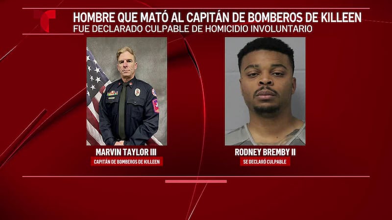 Hombre culpable de homicidio involuntario por la muerte del capitán de bomberos de Killeen...