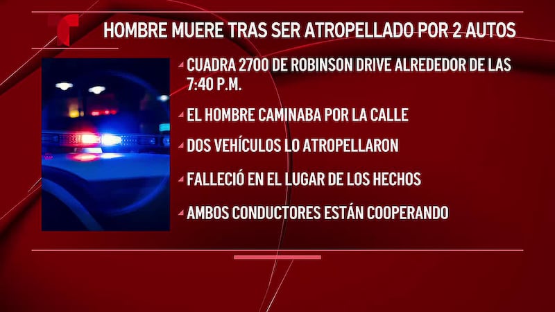 La policía de Waco investiga un accidente mortal en el que murió un peatón