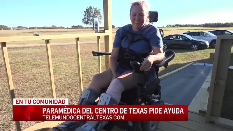 Una primera interviniente del centro de Texas le pide a la comunidad por apoyo mientras se...