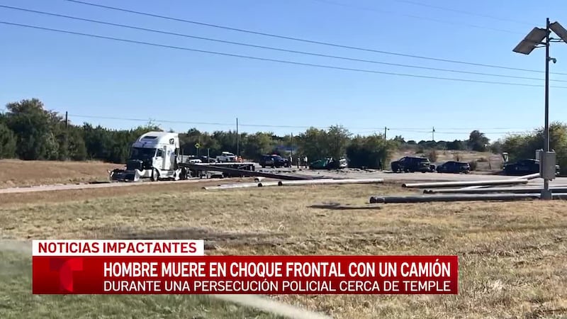 Un hombre de Gatesville muere tras choque de frente con un camión de 18 ruedas en Temple...