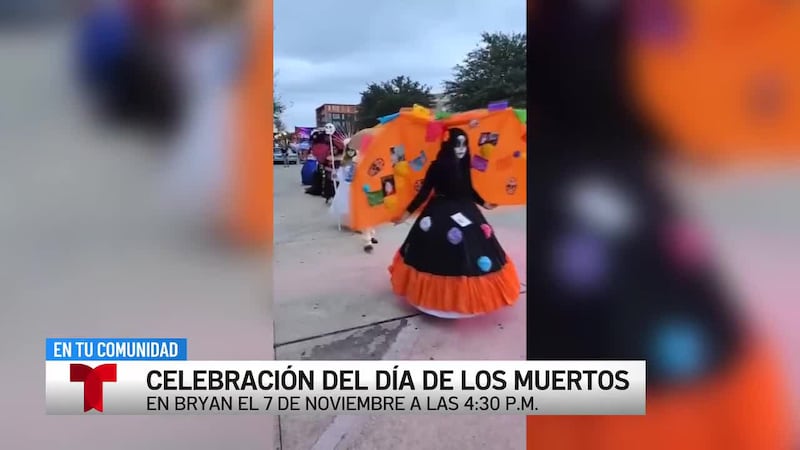 Las celebraciones del Día de los Muertos continúan en Bryan, Texas este viernes