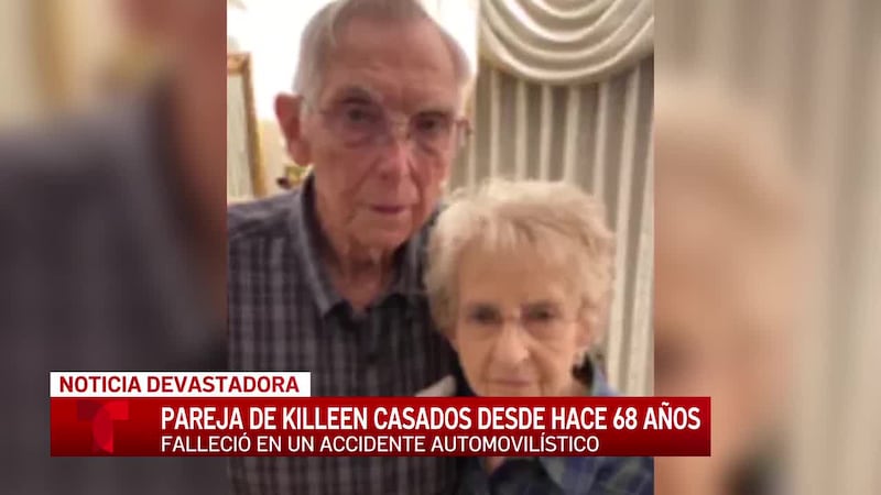 Una pareja de ancianos de casi 70 años del centro de Texas muere en accidente automovilístico...