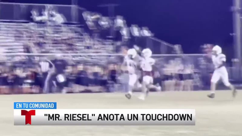 El querido ‘Sr. Riesel’ vive su sueño de anotar un touchdown: ‘Nadie se lo merece más’