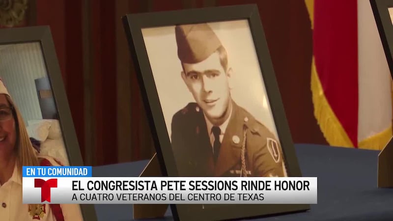 Cuatro veteranos del centro de Texas reciben mención honorífica del Congreso a los veteranos