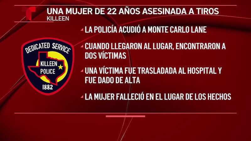 La policía de Killeen investiga un tiroteo fatal la madrugada del miércoles