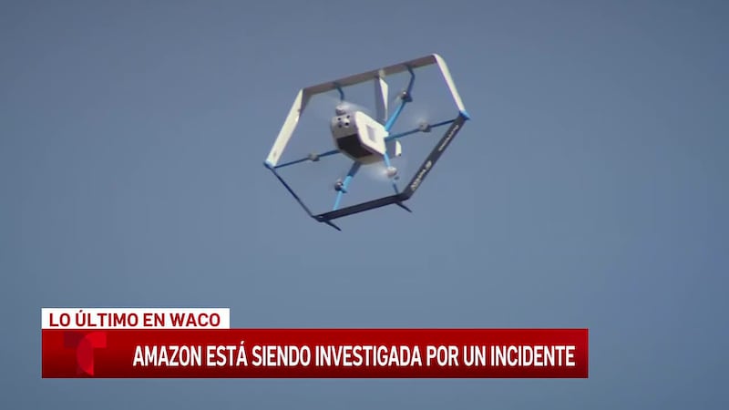 La FAA está investigando después de que un dron de entrega de Amazon ‘chocará con una línea de...