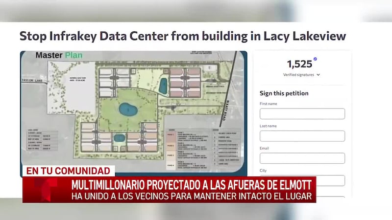 Los residentes se oponen a un proyecto de centro de datos de $10 billones cerca de Elm Mott