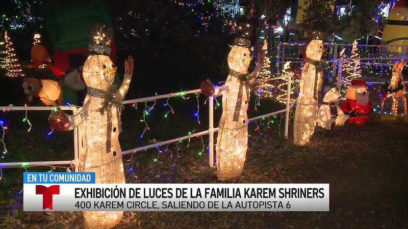 Hay una nueva exhibición de luces navideñas en Waco, ya que los propietarios anteriores...