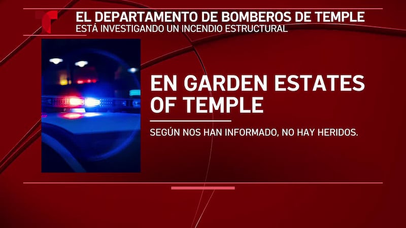 Se produce un incendio en una instalación de asistencia de vivienda en Temple, no se reportan...
