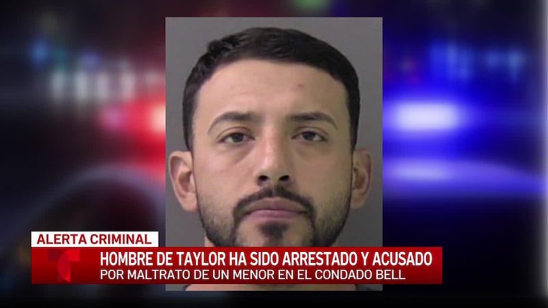 Un hombre de Taylor, Texas es acusado de un caso de herida a un menor en el condado de Bell