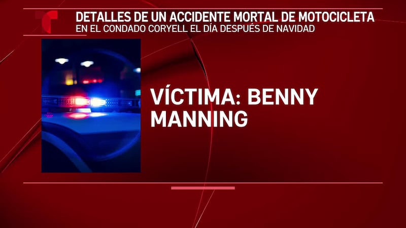 Un motociclista de Copperas Cove muere en accidente posiblemente involucrando un conductor que...